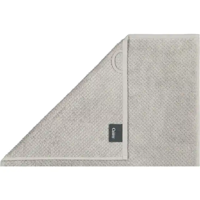 Cawo Pure Uni Gezichtsdoekje 30x30 stein Handgemaakt