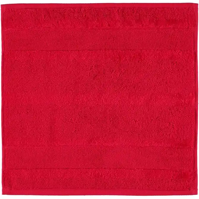 Betaalbaar Cawö Noblesse2 Uni Gezichtsdoekje 30x30 Rood