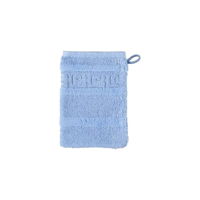 Cawö Noblesse Uni Washandje Lichtblauw Premium