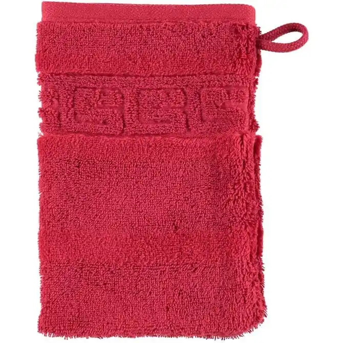 Cawö Noblesse Uni Washandje Bordeaux Op = Op