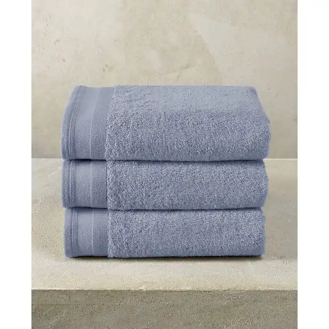 De Witte Lietaer handdoek Excellence 50x100 stone blue Flitsaanbieding