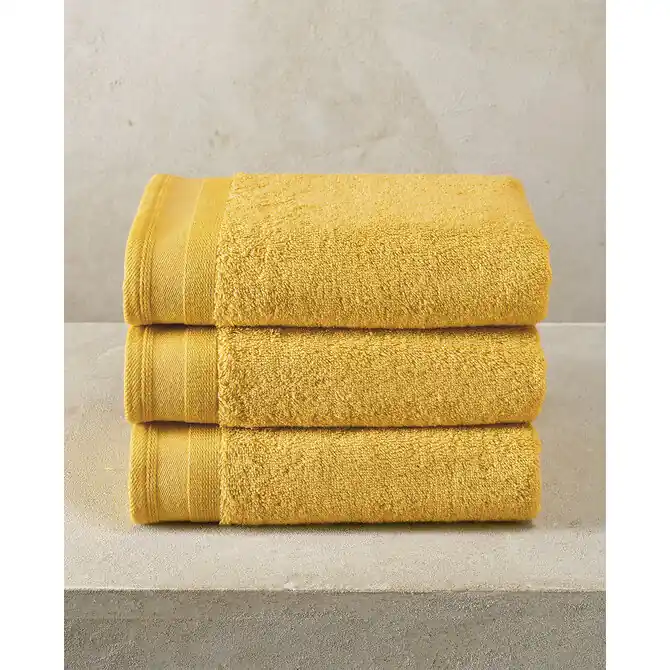 Groothandel De Witte Lietaer handdoek Excellence 50x100 ochre