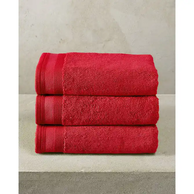 Betaalbaar De Witte Lietaer handdoek Excellence 50x100 chili pepper