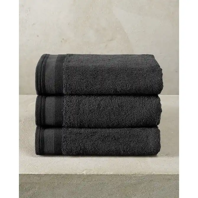 Handgemaakt De Witte Lietaer handdoek Excellence 50x100 black