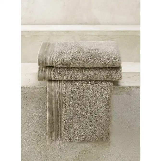 De Witte Lietaer gastendoek Excellence 40x60 taupe Flitsaanbieding