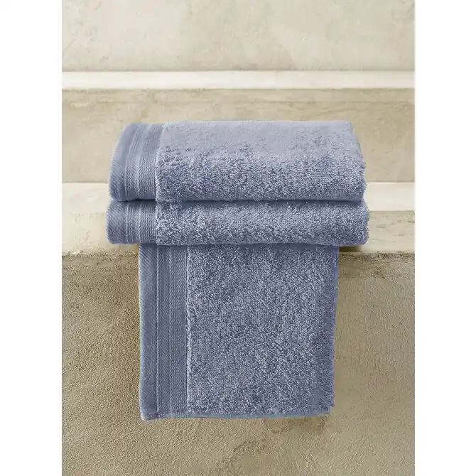 Beperkte Voorraad De Witte Lietaer gastendoek Excellence 40x60 stone blue