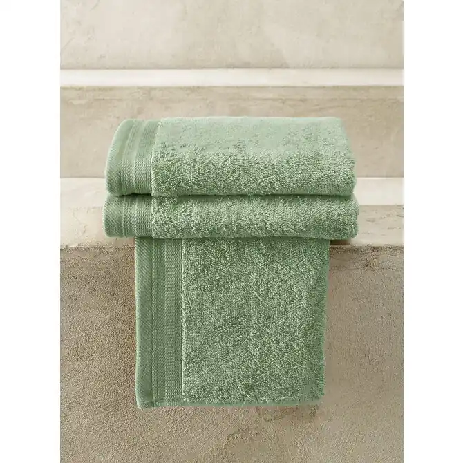 Nieuwe Collectie De Witte Lietaer gastendoek Excellence 40x60 sea green