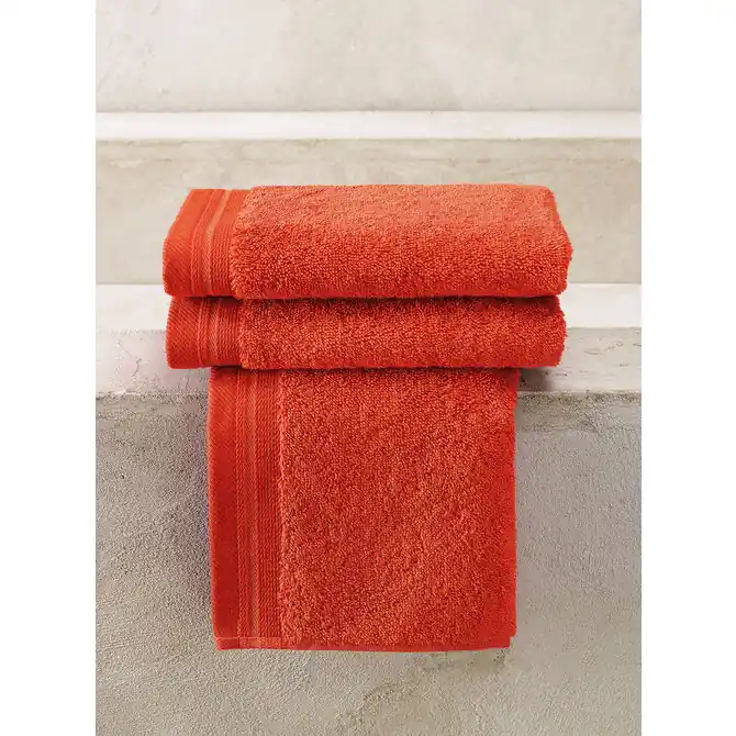 Garantie Inbegrepen De Witte Lietaer gastendoek Excellence 40x60 burnt orange