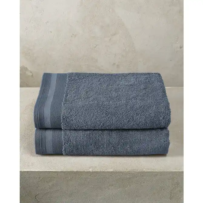 Modern De Witte Lietaer badhanddoek Excellence 70x140 indigo