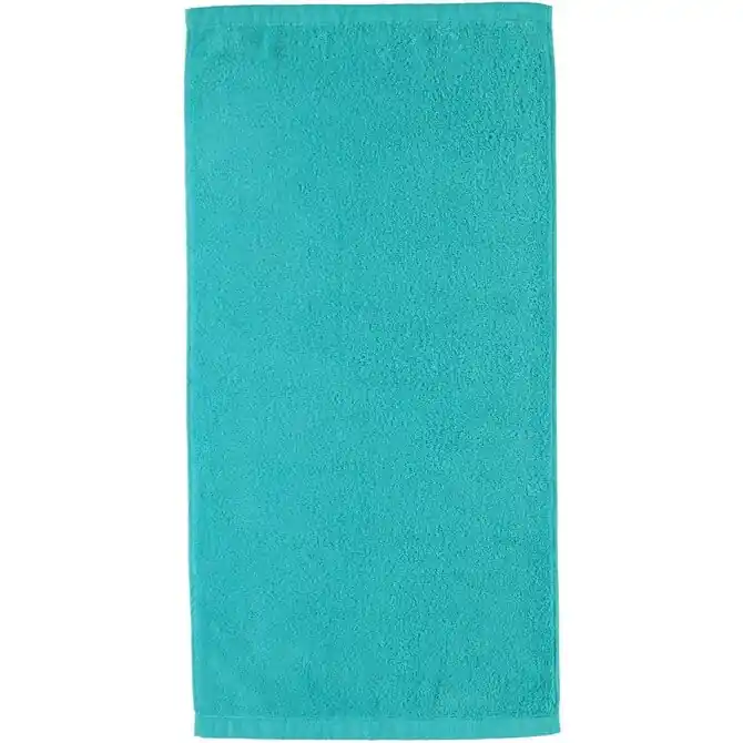 Topkwaliteit Cawo Lifestyle Uni Handdoek 50x100 Turkoois