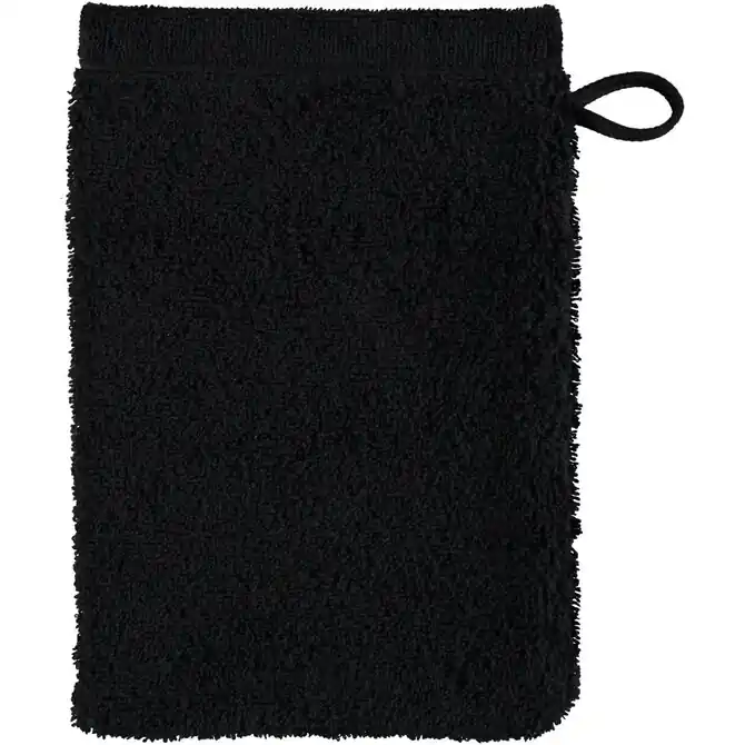 Cawo Lifestyle Uni Washandje Zwart Populair