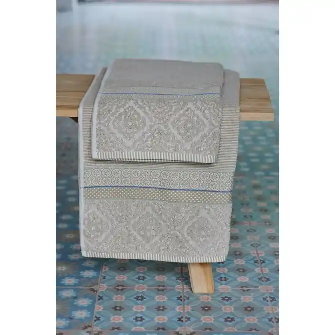 Aanbieding Pip Studio Soft Zellige Khaki 70x140
