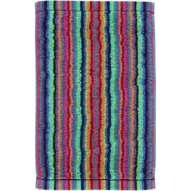 Cawo Lifestyle Streifen Gastendoekje 7048 Multi-84 30x50 Ambachtelijk