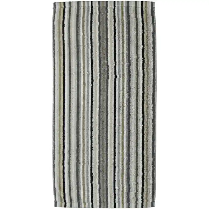 Cawo Lifestyle Streifen Handdoek 7048 Kiezelsteen-37 50x100 Tijdelijk Beschikbaar