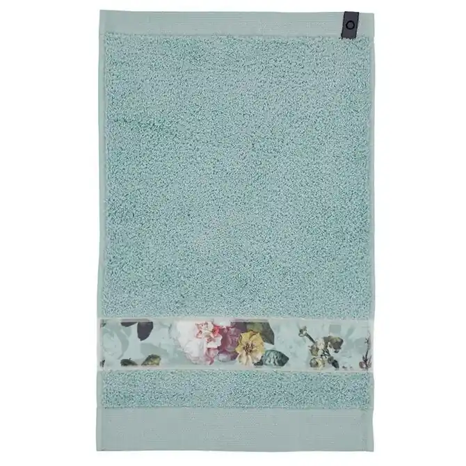 Essenza Fleur gastendoek Green 30x50 Luxe
