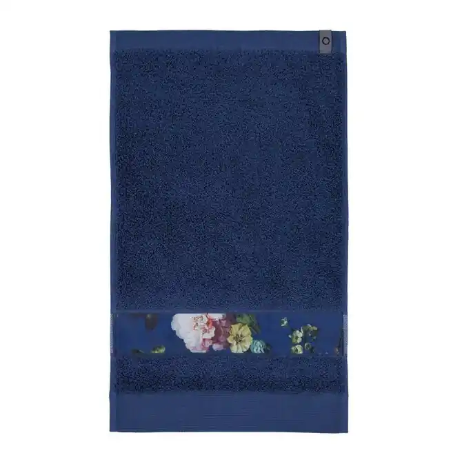Essenza Fleur gastendoek Blue 30x50 Limited Edition