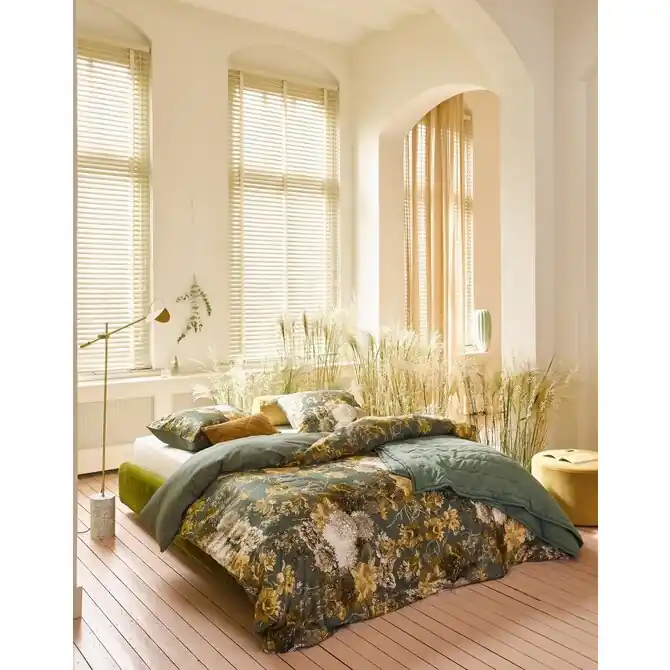 Speciale Aanbieding Essenza Ruth Quilt 180x265 Laurel green
