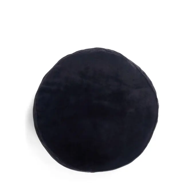 Essenza Mads Furry cushion Nightblue 45 cm round Plaats Bestelling