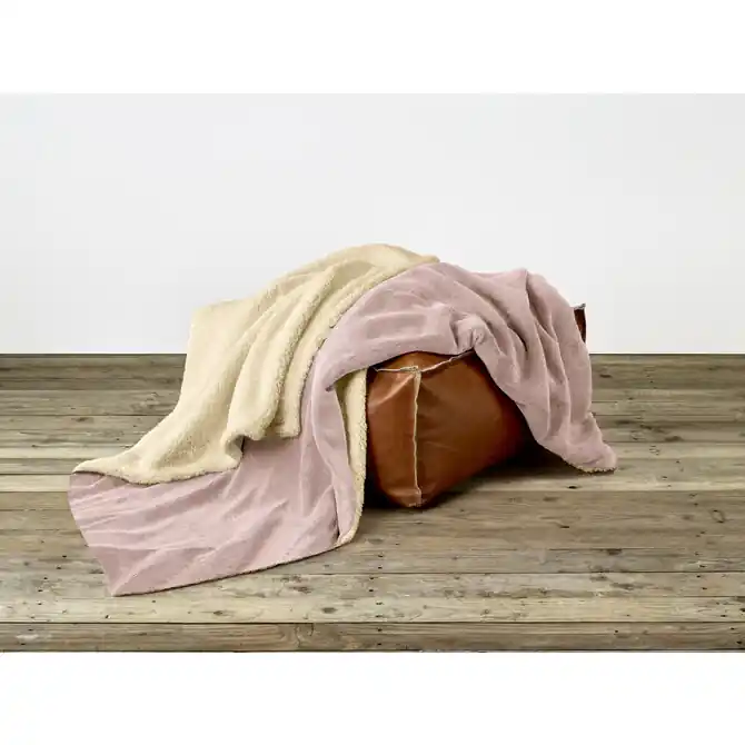 Plaats Bestelling De Witte Lietaer Laya Plaid XL vieux rose