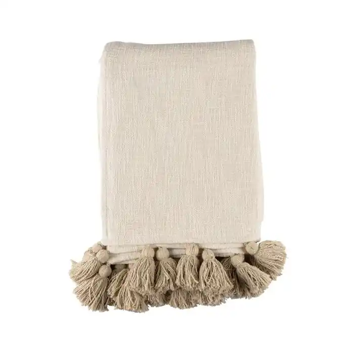 Fabrieksprijs KAAT Amsterdam Advance Plaid - Natural 130 x 170 cm