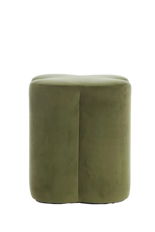 Koop Vandaag Light&living Poef 38x38x45 cm NALANI olijf groen