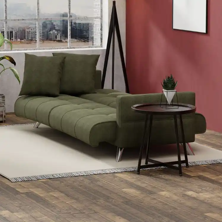 Zydante® Sofabed Barcelona - Donkergroen - 200x80x77 cm Must-Have