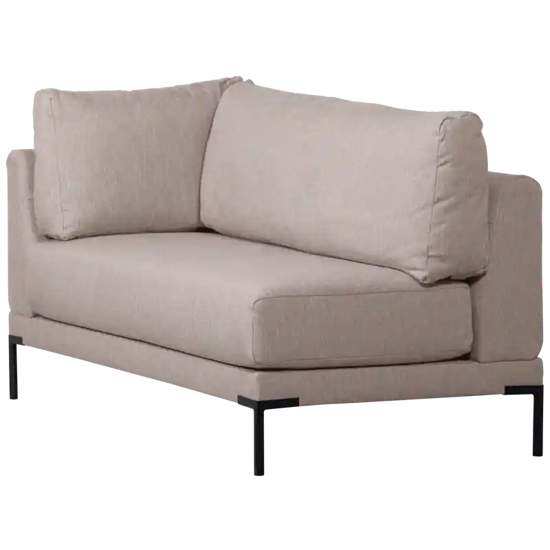 Populair vtwonen Couple Eetbank Element Rechts - Polyester - Naturel -73x80x170