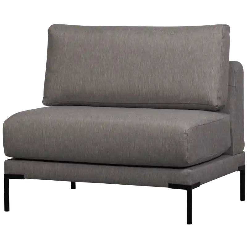 vtwonen Couple Eetbank Bank Element - Polyester - Grijs Plaats Bestelling