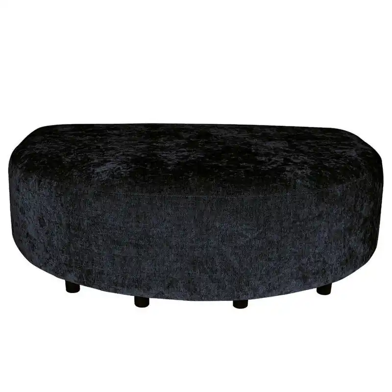 Gratis Retour PTMD Lujo Sofa Anthracite Fiore Fabric Longchair Pouf