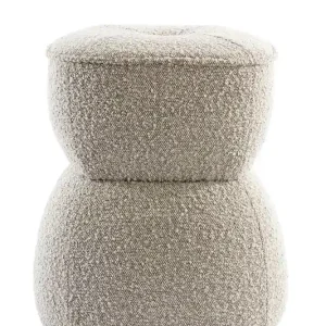 Light&living Poef Ø40x46 cm LEYLA beige Authentiek