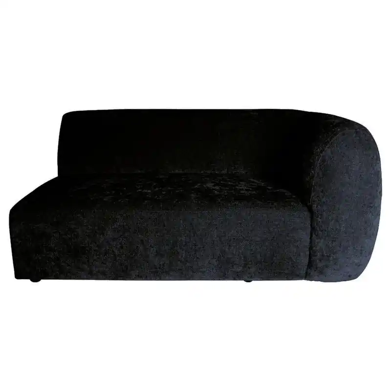 Beperkte Voorraad PTMD Lujo Sofa Anthracite Fiore Fabric 2 Seater Arm R
