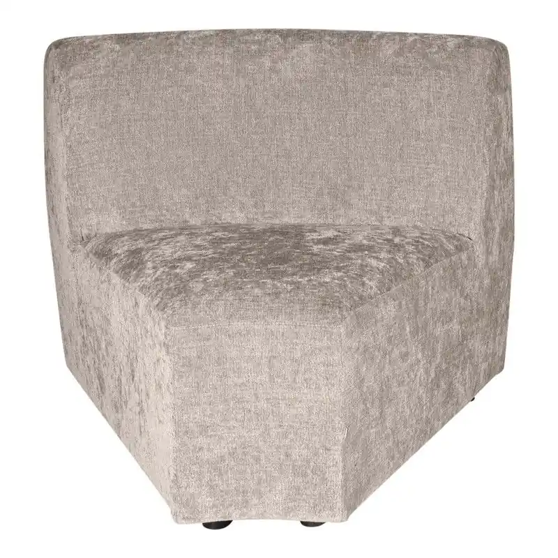 Betaalbaar PTMD Lujo Sofa White Fiore Fabric Corner Piece