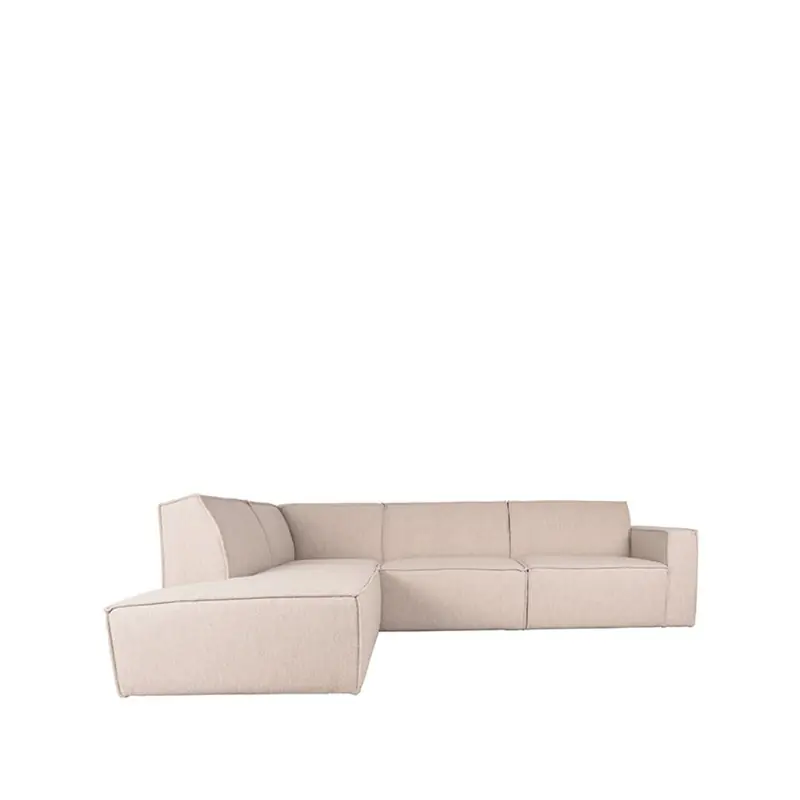 Korting LABEL51 Hoekbank Kay - Naturel - Boucle - Hoekbank