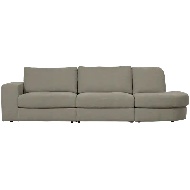 Koopje vtwonen Family 2,5-Zits Ronding Rechts - PE - Warm Grijs - 85x298x98