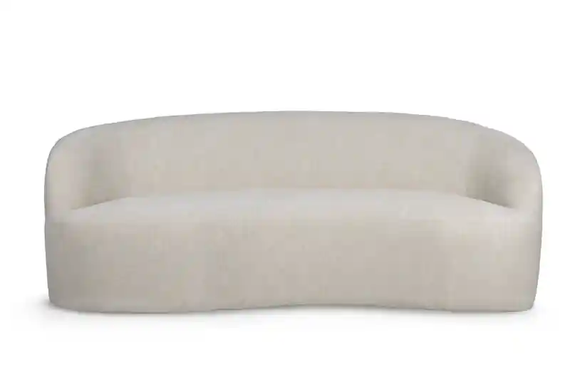 Merkproduct PTMD Bohne Cream Nanci Fabric 3 Seater Sofa
