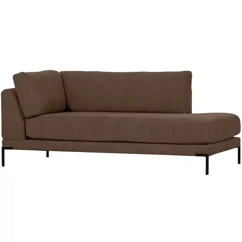 Shop Nu vtwonen Couple Lounge Bank Element Rechts - Polyester - ChocoladeBruin