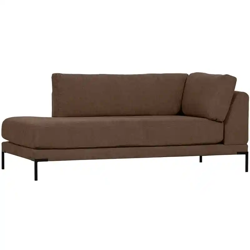 Fabrieksprijs vtwonen Couple Lounge Bank Element Links - Polyester - Bruin