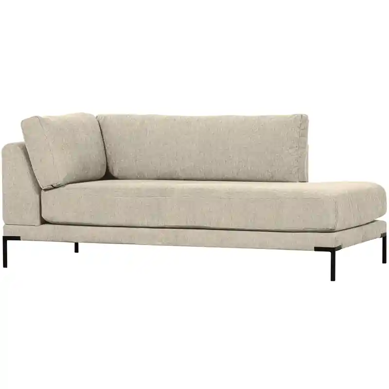 vtwonen Couple Lounge Bank Element Rechts - Polyester - Zand Nieuwe Collectie