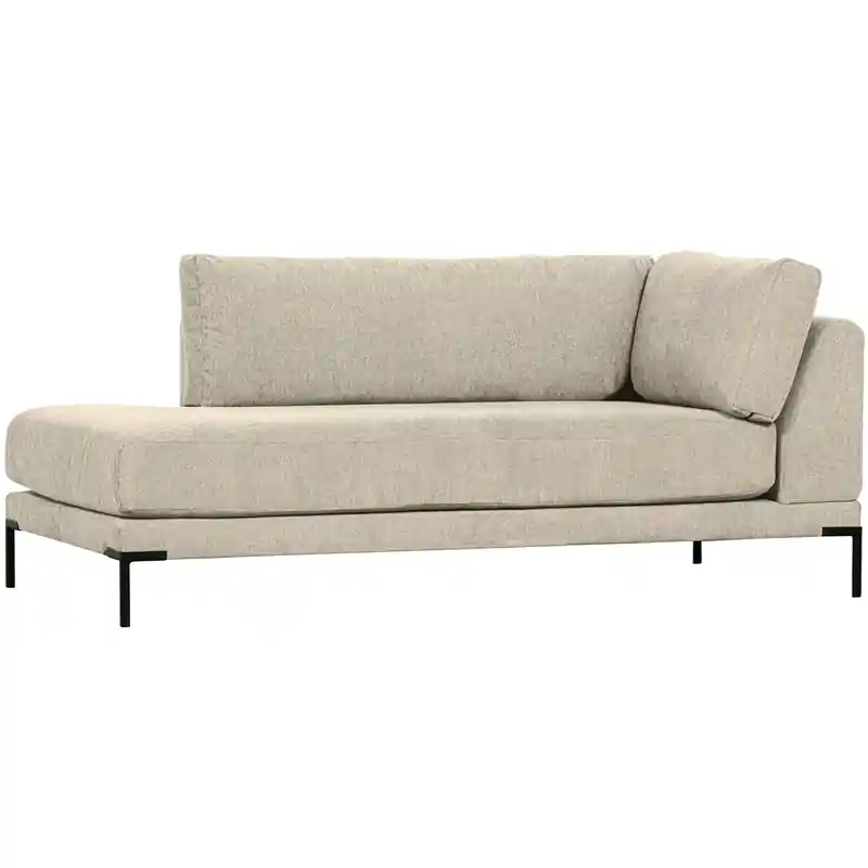 vtwonen Couple Lounge Bank Element Links - Polyester - Zand Topkwaliteit