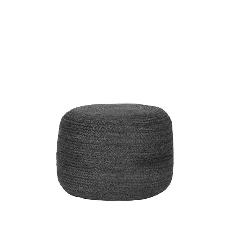 Laatste Kans LABEL51 Poef Jute - Antraciet - Jute - 50 cm