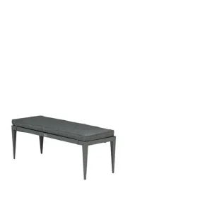 Bali bank 110x40xH45 carbon black/ mystic grey Wereldwijde Verzending