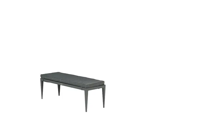 Bali bank 110x40xH45 carbon black/ mystic grey Wereldwijde Verzending
