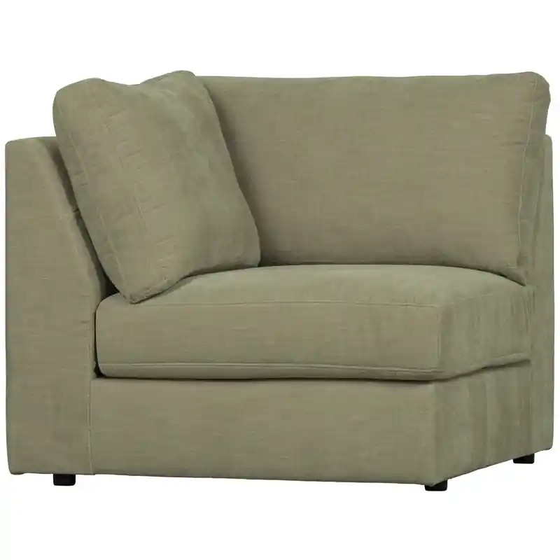 vtwonen Family Hoek Bank Element - Polyester - Groen Koopje