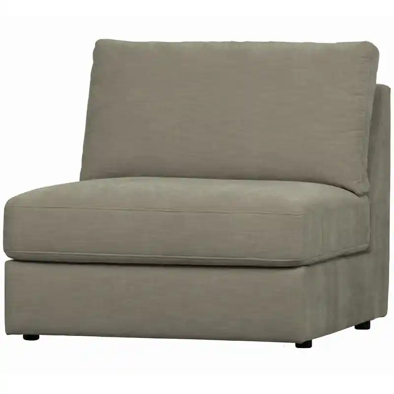 Lage Kosten vtwonen Family 1-Zits Bank Element Zonder Arm - Polyester - Grijs