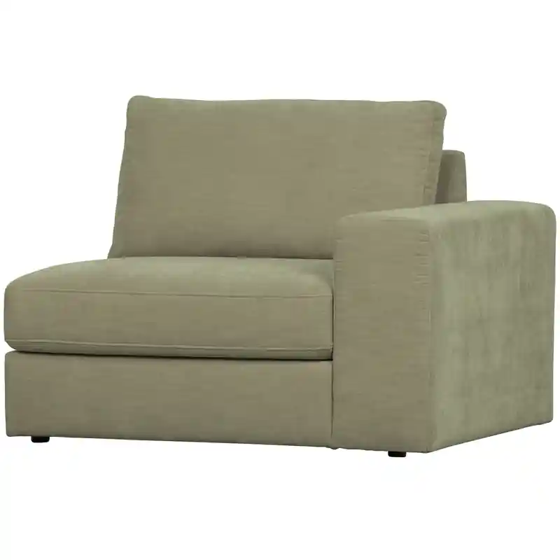vtwonen Family 1-Zits Bank Element Arm Rechts - Polyester - Groen Superprijs