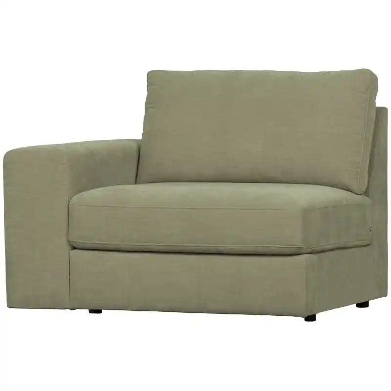 Authentiek vtwonen Family 1-Zits Bank Element Arm Links - Polyester - Groen