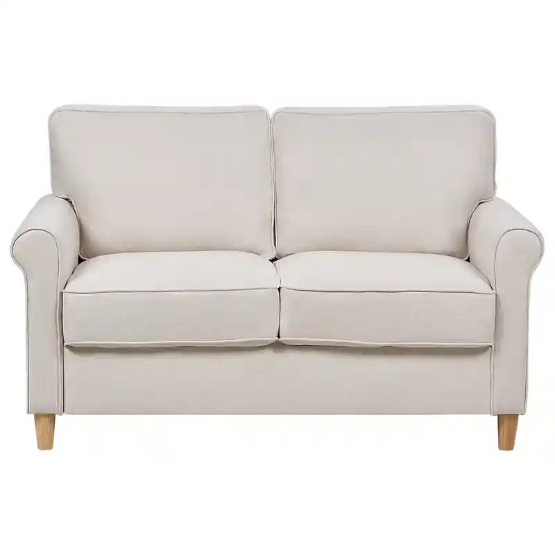 RONNEBY  - Tweezitsbank - Lichtbeige - Polyester Modern