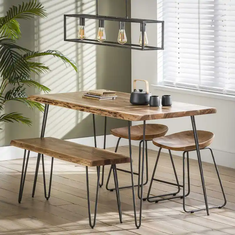 Actieprijs Hoyz - Eetkamerbank Edge - 100cm Breed - 4 Personen