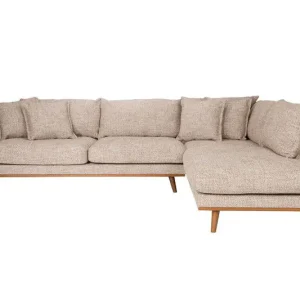 Plaats Bestelling Housecraft Living Hagen 4,5 zitsbank/ hoekbank Rechts Bruin