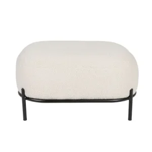 Housecraft Living Polly Hocker Teddy Ivoor Betrouwbaar